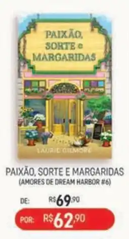 Livraria Leitura Paixão, sorte e margaridas oferta
