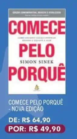 Livraria Leitura Comece pelo porquê - nova edição oferta