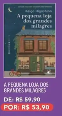 Livraria Leitura a pequena loja dos grandes milagres oferta