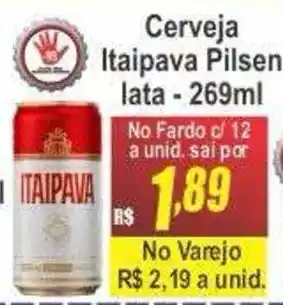 Serrano Supermercado Cerveja Itaipava Pilsen lata oferta