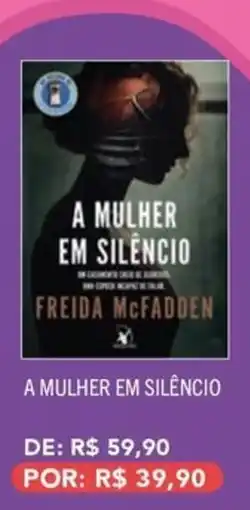 Livraria Leitura A mulher em silêncio oferta