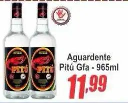 Serrano Supermercado Aguardente Pitú Gfa oferta