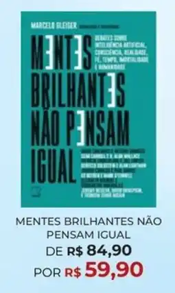 Livraria Leitura Mentes brilhantes não pensam igual oferta