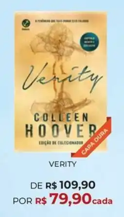 Livraria Leitura Verity edição de colecionador oferta