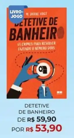 Livraria Leitura Detetive de banheiro oferta