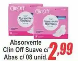 Serrano Supermercado Absorvente Clin Off Suave c/ Abas oferta