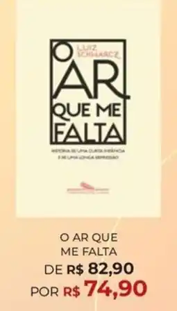 Livraria Leitura O ar que me falta oferta