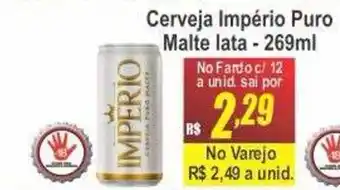 Serrano Supermercado Cerveja Império Puro Malte oferta