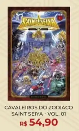Livraria Leitura Cavaleiros do zodíaco saint seiya - vol. 01 oferta