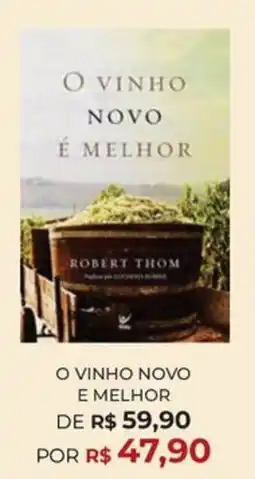 Livraria Leitura O vinho novo e melhor oferta