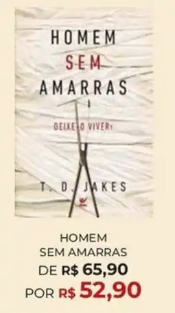 Livraria Leitura homem sem amarras oferta