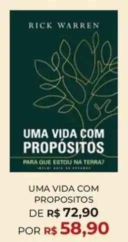 Livraria Leitura uma vida com propósitos oferta