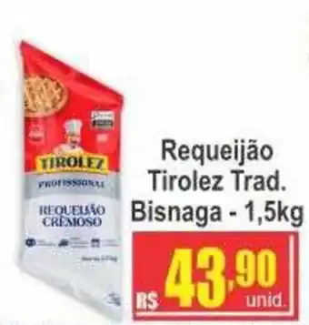 Serrano Supermercado Requeijão tirolez trad. bisnaga oferta