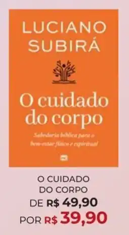 Livraria Leitura O cuidado do corpo oferta
