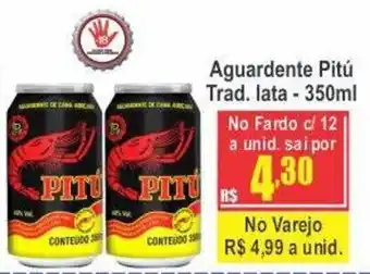 Serrano Supermercado Aguardente Pitú Trad. oferta