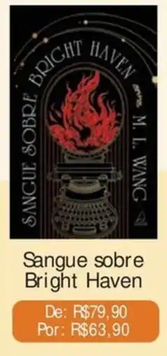 Livraria Leitura Sangue sobre bright haven oferta