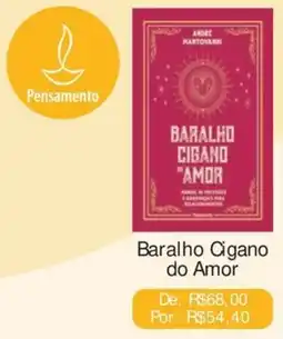 Livraria Leitura Baralho Cigano do Amor oferta