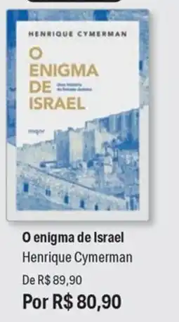 Livraria Leitura O enigma de israel oferta