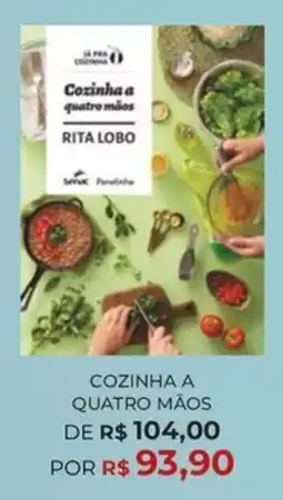 Livraria Leitura Cozinha a quatro mãos oferta
