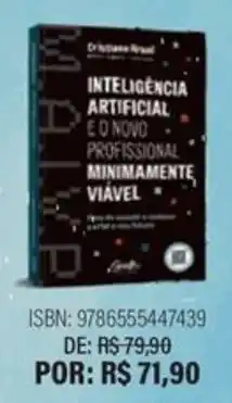 Livraria Leitura Inteligência artificial e o novo profissional minimamente viável oferta
