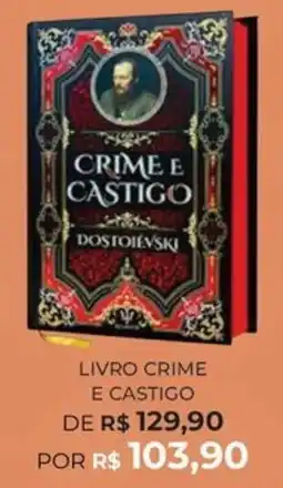 Livraria Leitura livro crime e castigo oferta