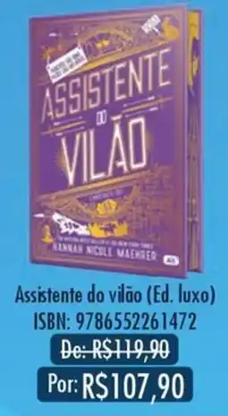 Livraria Leitura Assistente do vilão (ed. luxo) oferta