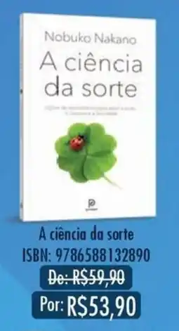 Livraria Leitura A ciência da sorte oferta