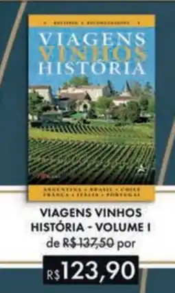 Livraria Leitura viagens vinhos história - volume i oferta
