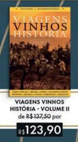 Livraria Leitura viagens vinhos história - volume ii oferta