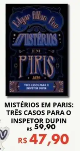 Livraria Leitura Mistérios em paris: três casos para o inspetor dupin oferta