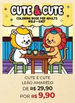 Livraria Leitura Cute e cute leão amarelo oferta