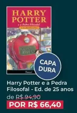 Livraria Leitura Harry Potter e a Pedra Filosofal oferta