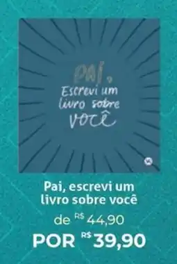 Livraria Leitura pai, escrevi um livro sobre você oferta