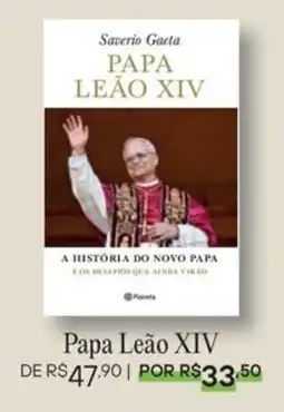 Livraria Leitura Papa Leão XIV oferta