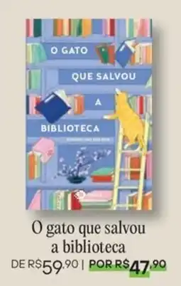 Livraria Leitura O gato que salvou a biblioteca oferta