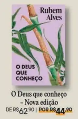 Livraria Leitura O deus que conheço - nova edição oferta