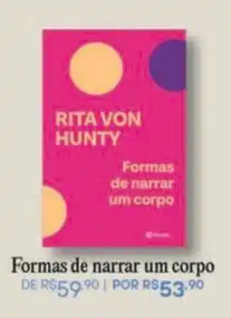 Livraria Leitura Formas de narrar um corpo oferta