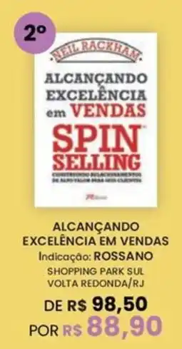 Livraria Leitura Alcançando excelência em vendas spin selling oferta