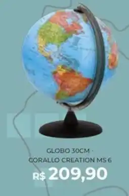 Livraria Leitura Globo 30cm - corallo creation ms 6 oferta