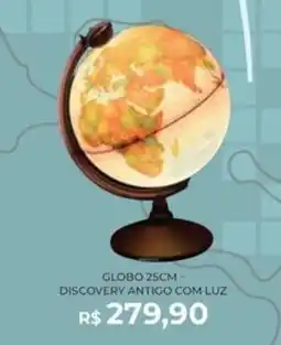 Livraria Leitura Globo 25cm - discovery antigo com luz oferta