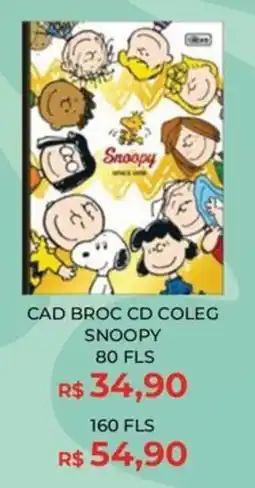 Livraria Leitura cad broc cd coleg snoopy oferta
