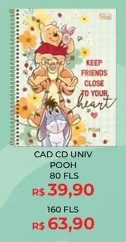 Livraria Leitura cad cd univ pooh oferta