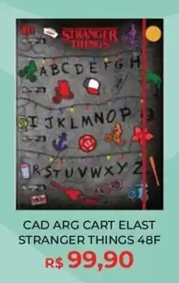 Livraria Leitura cad arg cart elast stranger things 48f oferta