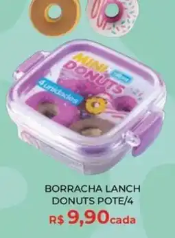 Livraria Leitura borracha lanch donuts pote/4 oferta