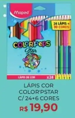 Livraria Leitura Lápis cor color'pstar oferta