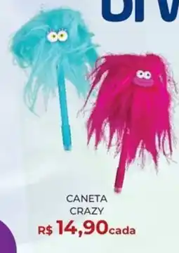 Livraria Leitura caneta crazy oferta