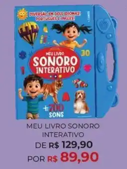 Livraria Leitura meu livro sonoro interativo oferta
