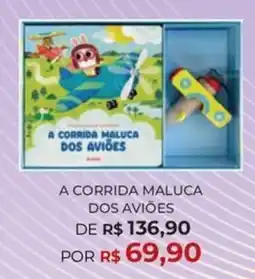 Livraria Leitura a corrida maluca dos aviões oferta