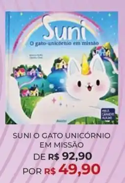 Livraria Leitura Suni o gato unicórnio em missão oferta