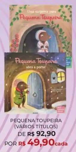 Livraria Leitura Pequena Toupeira (vários títulos) oferta